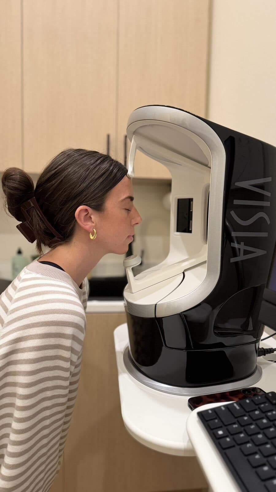 VISIA skin analysis scan at Collective Wellness